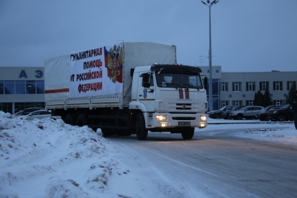 Более 170 автомобилей гумконвоя РФ вторглись в Украину