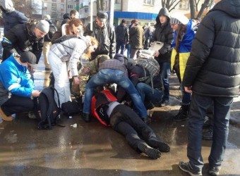 Прокуратура: Во время теракта возле Дворца спорта в Харькове была использована противопехотная мина
