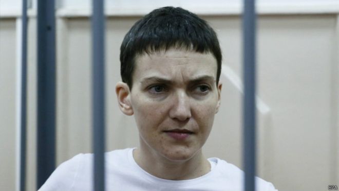 Надежда Савченко, которая находилась без еды 83 дня, в четверг согласилась прервать голодовку