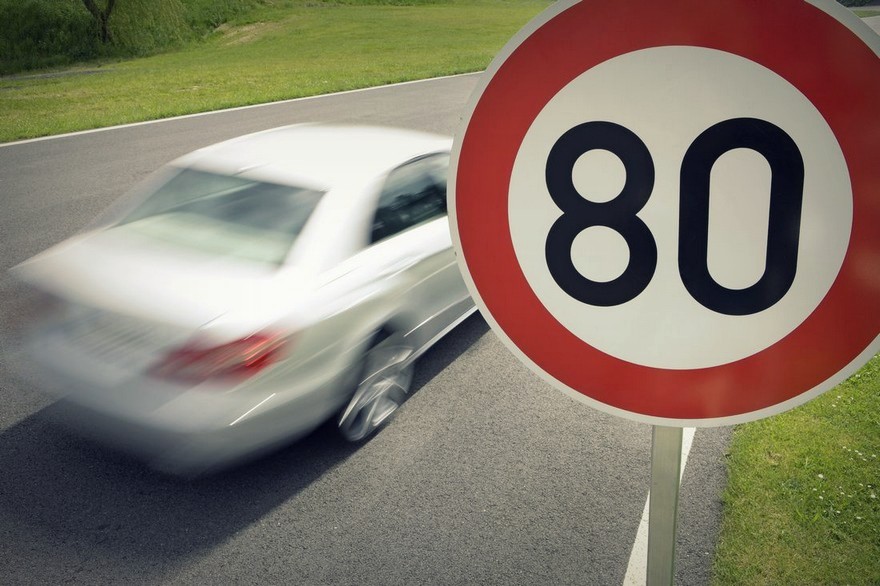 ГАИ с 1 апреля введет повышение скоростного режима на отдельных участках дорог