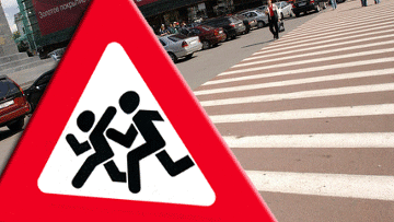В столице инспекторы ГАИ предостерегают детей от опасности на дороге