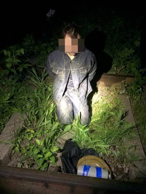 В Харькове диверсант пытался взорвать железнодорожную колею