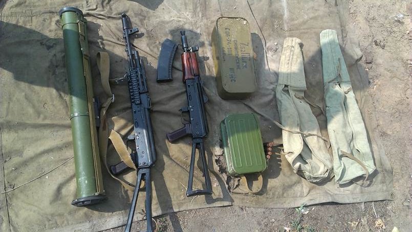 В Луганской области СБУ обнаружила  тайник боевиков с оружием и боеприпасами