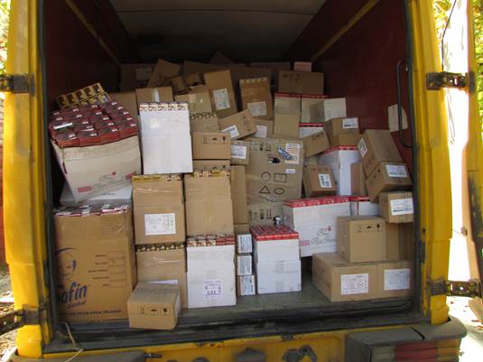 СБУ предотвратила ввоз 25 тонн товаров в "ДНР"