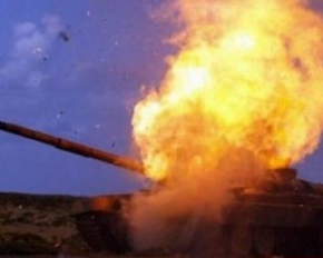 В Днепропетровской области загорелся и взорвался танк