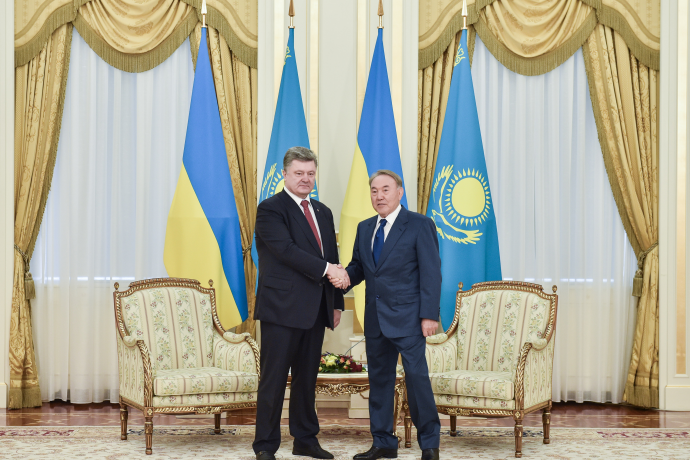 Президенты Украины и Казахстана обсудили планы расширения сотрудничества двух стран