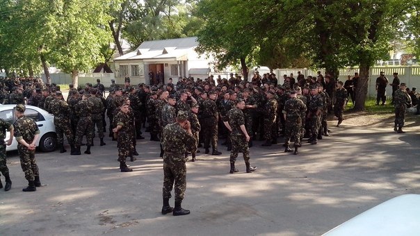 В Кировоградской области демобилизованные бойцы АТО заблокировали военную часть