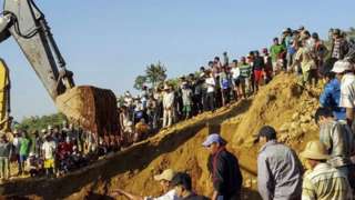 В результате оползня на шахте в Бирме погибли более 100 человек