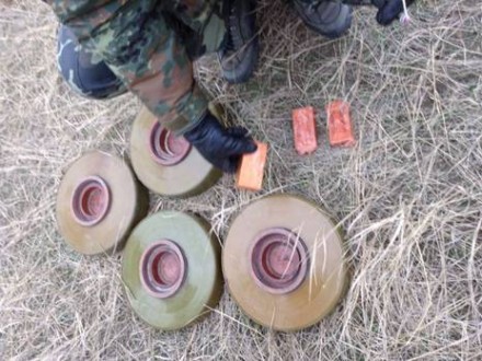 СБУ обнаружила в Мариуполе тайник с боеприпасами, которые предназначались для диверсий