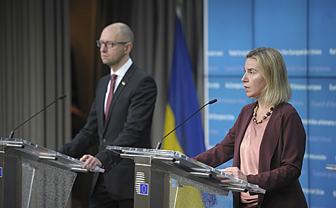 А. Яценюк в Брюсселе: Украина выполнила все для введения безвизового режима с ЕС