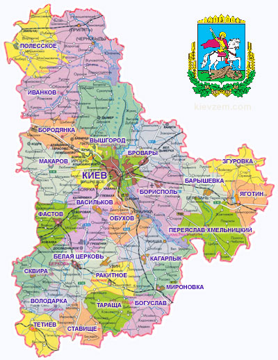 Границы Киева и области будут четко определены