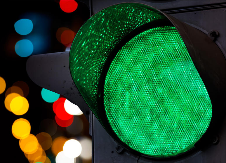 Столичные светофоры будут работать в «зеленом режиме»