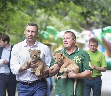 В. Кличко презентовал новую концепцию столичного зоопарка