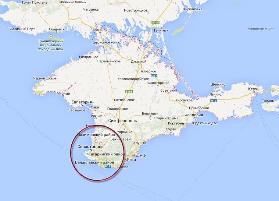 Google Maps изменил названия населенных пунктов Крыма 