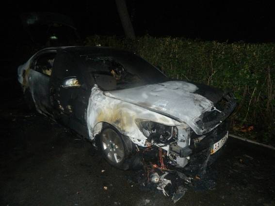 В Киеве сгорел дотла автомобиль адвоката