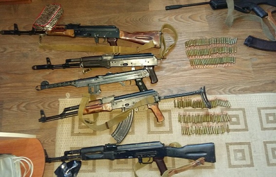 У жителя Киевской области изъяли большой арсенал оружия и боеприпасов