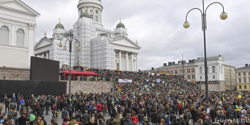 В Финляндии тысячи людей вышли на митинги против расизма