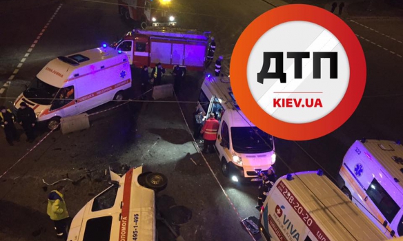 В Киеве произошло ДТП с участием «скорой»: есть погибший