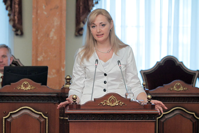 Украинская судья А. Юдковская избрана президентом секции Евросуда