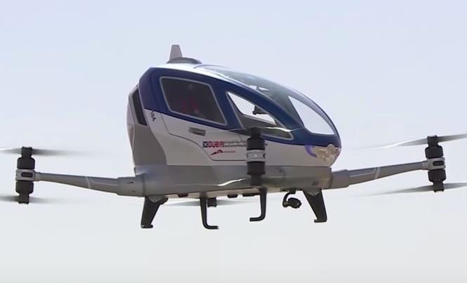 В Эмиратах летом появятся беспилотные летающие такси
