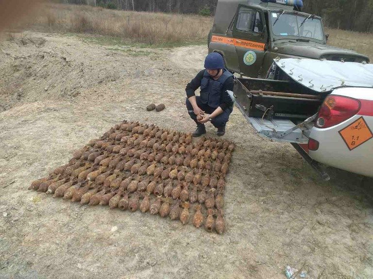 В столице откопали 119 боевых снарядов Второй мировой