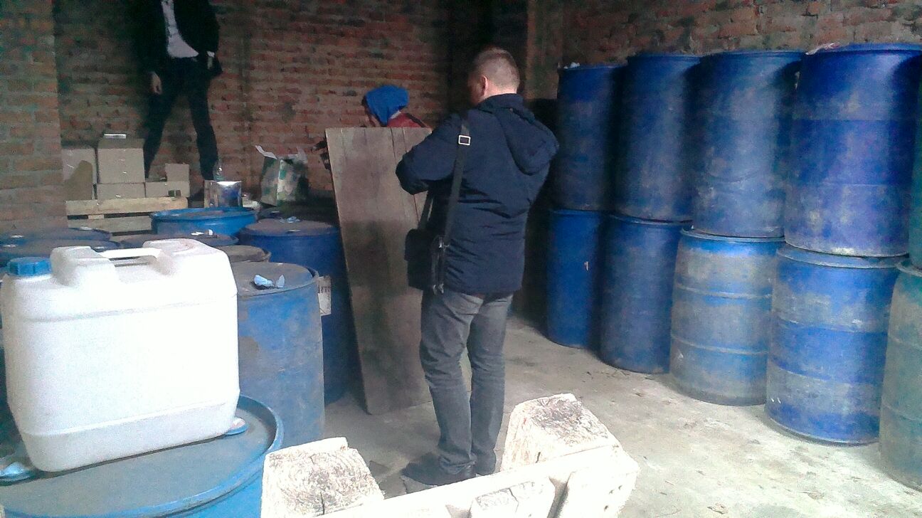 В Житомире «накрыли» производство алкоголя известной марки