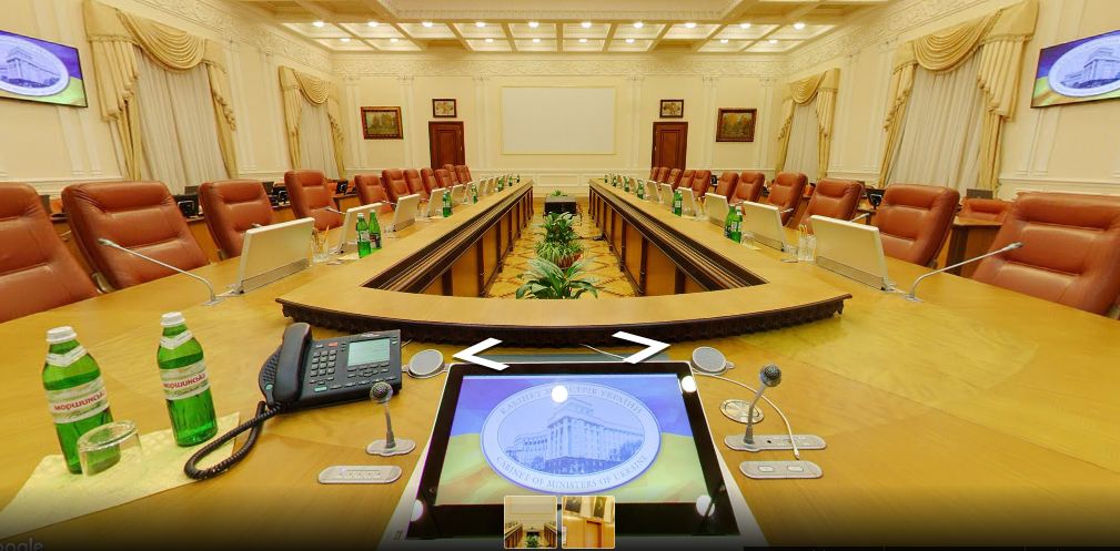 Кабмин запустил виртуальный тур по правительственным залам 
